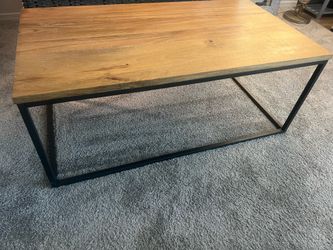 Wooden living room table