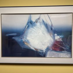 Large Framed Abstract Art Print 