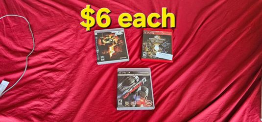Sony PlayStation 3 ps3 games $6 each