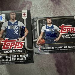 2025-2026 Topps NBA Black Friday Target Exclusive Blaster x2