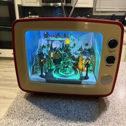 Vintage TV Christmas Decor obo