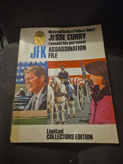 Vintage 1969 Retired Dallas Police Chief Jesse Curry Reveals His Personal Assassjnation File