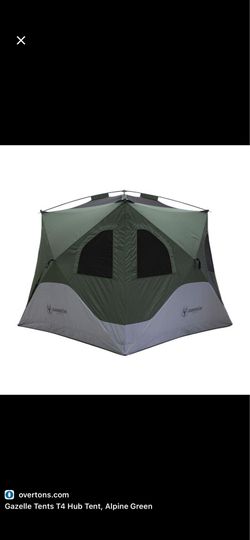 Gazelle T4 Hub Instant Pop-Up Tent – 4 Person Camping Tent