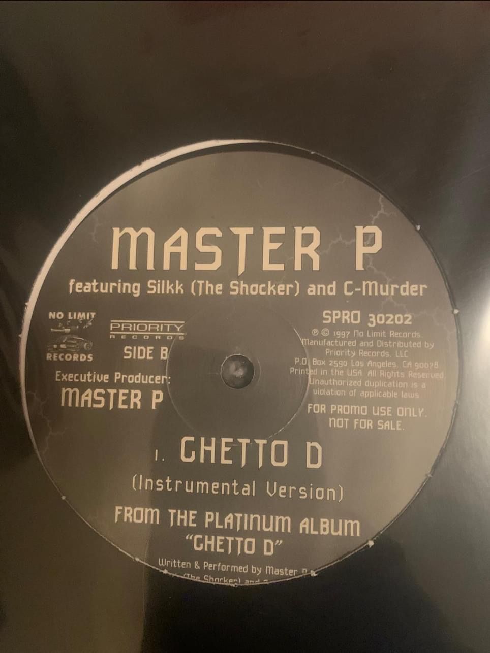 Master P - Ghetto D 12” Vinyl Record