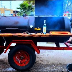 Smoker/ BBQ PIT On Trailer