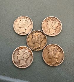 Collectible Mercury dimes