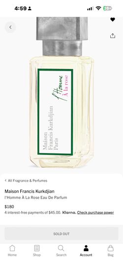 Maison Francis Kurkdjian $150 or obo