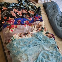 Womens 2x Kimono Cardigans