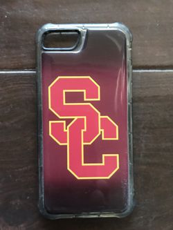 SOUTHERN CALIFORNIA TROJANS PHONE COVER MADE FOR IPHONE 7 CELL PHONES ($25) OBO
