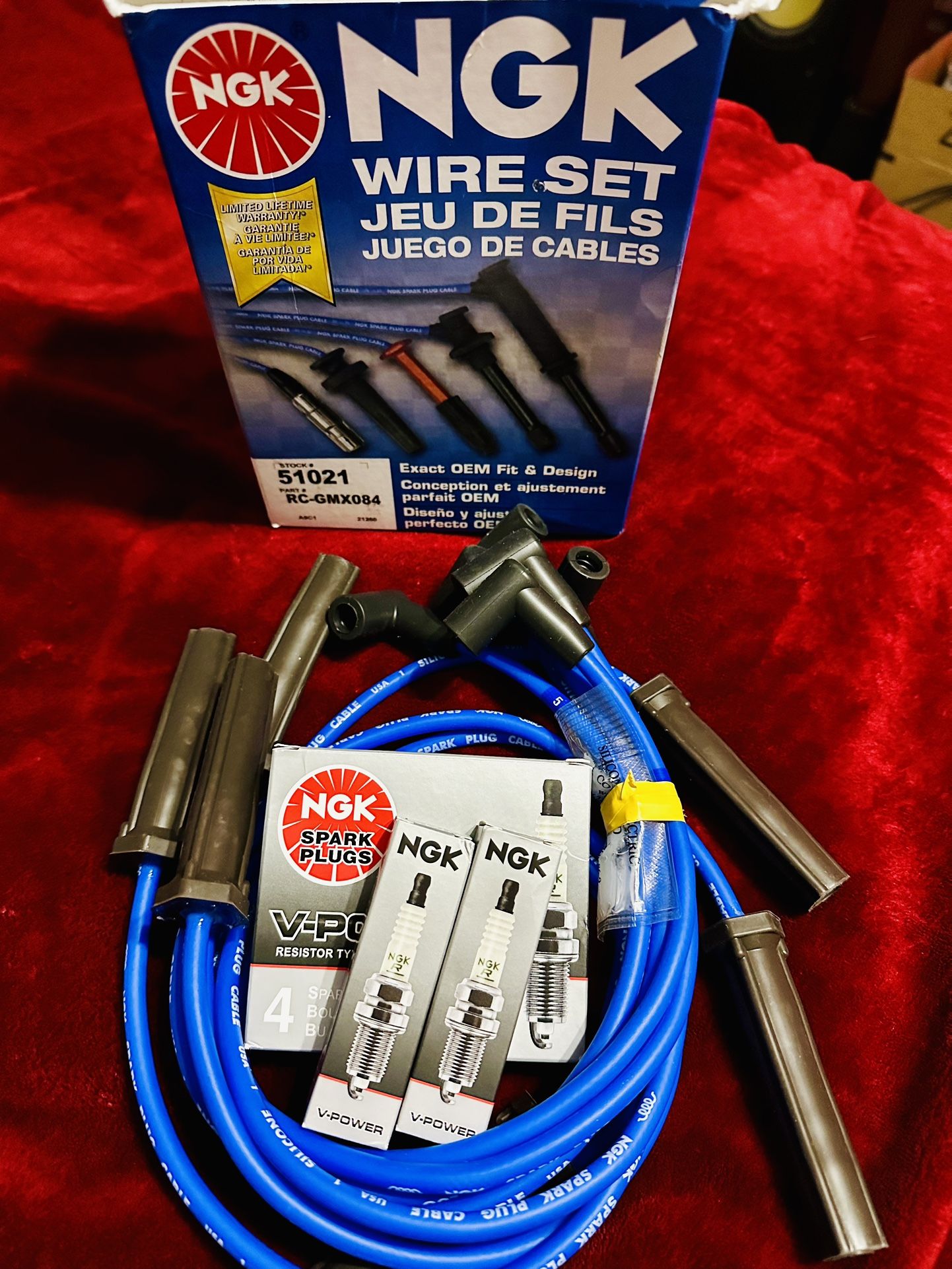 Brand New NGK Spark Plugs & Wires