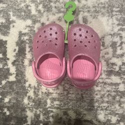 Pink Baby Crocs 