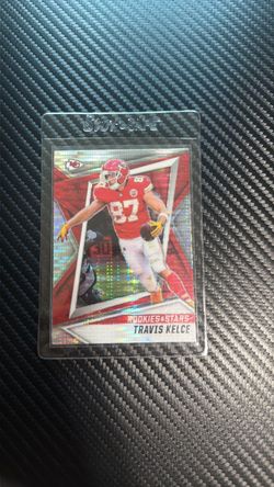 TRAVIS KELCE 2021 ROOKIES & STARS #69 RED PULSAR PRIZM KANSAS CITY CHIEFS SP