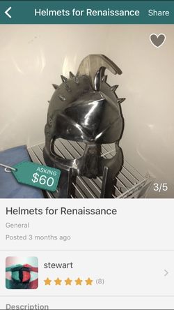 Renaissance helmet