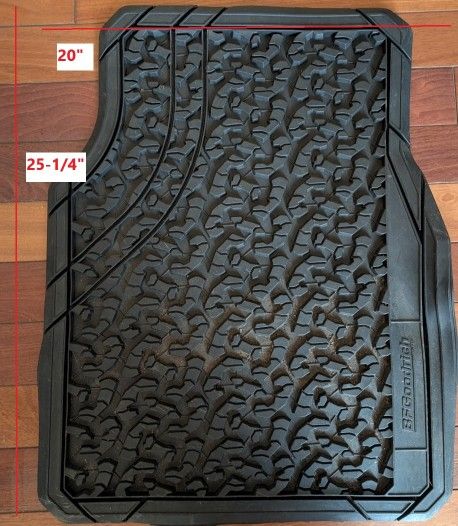 BFGoodrich heavy duty rubber front floor mat (Dodge and Ram trucks 20" x 25.25"