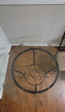 Glass Dining Table + 2 Chairs – $130 OBO