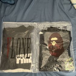 Bape And Vlone Tee Shirt