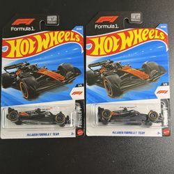 2026 Hot Wheels FORMULA 1 1/5 McLaren Formula 1 Team 20/250 Lot Of 2
