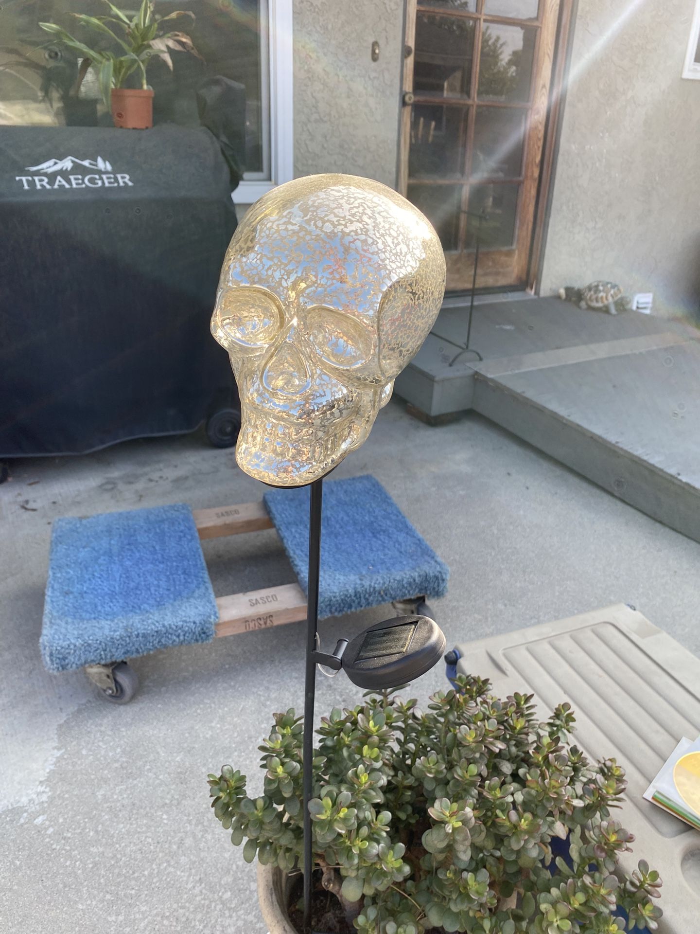 Skeleton Garden Decor