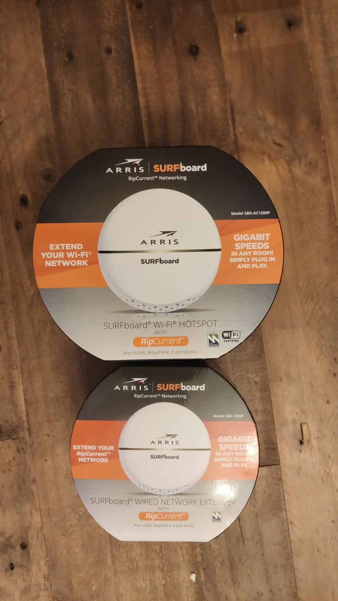 Arris surfboard wifi hotspot and extender