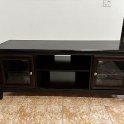 Coaster Fine Furniture Dark Wood TV Stand / Media Console