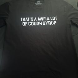 Black THATS A AWFUL LOT OF COUGH SYRUP SHIRT