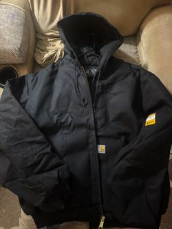 Carhartt J140 Firm Duck Active Jacket – Black XL – New With Tags