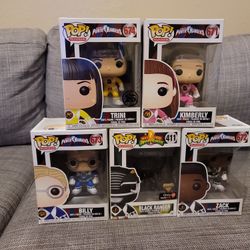 Power Rangers Funko Pop Set