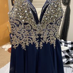 royal blue short homecoming dress