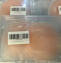 Go Braless Cakes Cover Body Grippy-not-sticky Seamless Nipple Covers Ultra-Thin Non-Adhesive Reusable Pasties/ Silicon Nipple Covers (Generic)