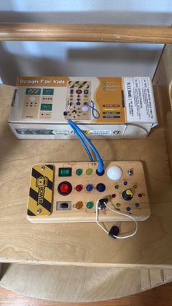 Toddler busy board