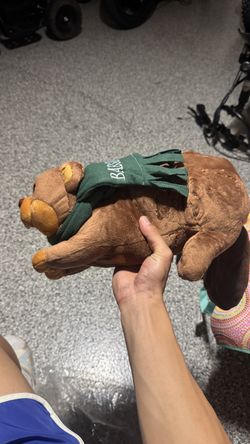 Brown puppy plush