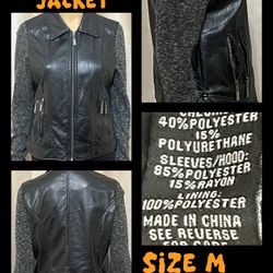 Size M- Stylish Jacket W/ Double Pockets 