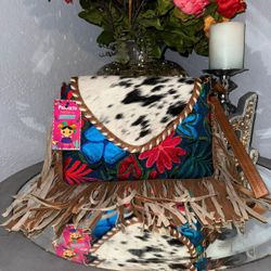 Hermosas Bolsas De Piel! Estilo Cowgirl 