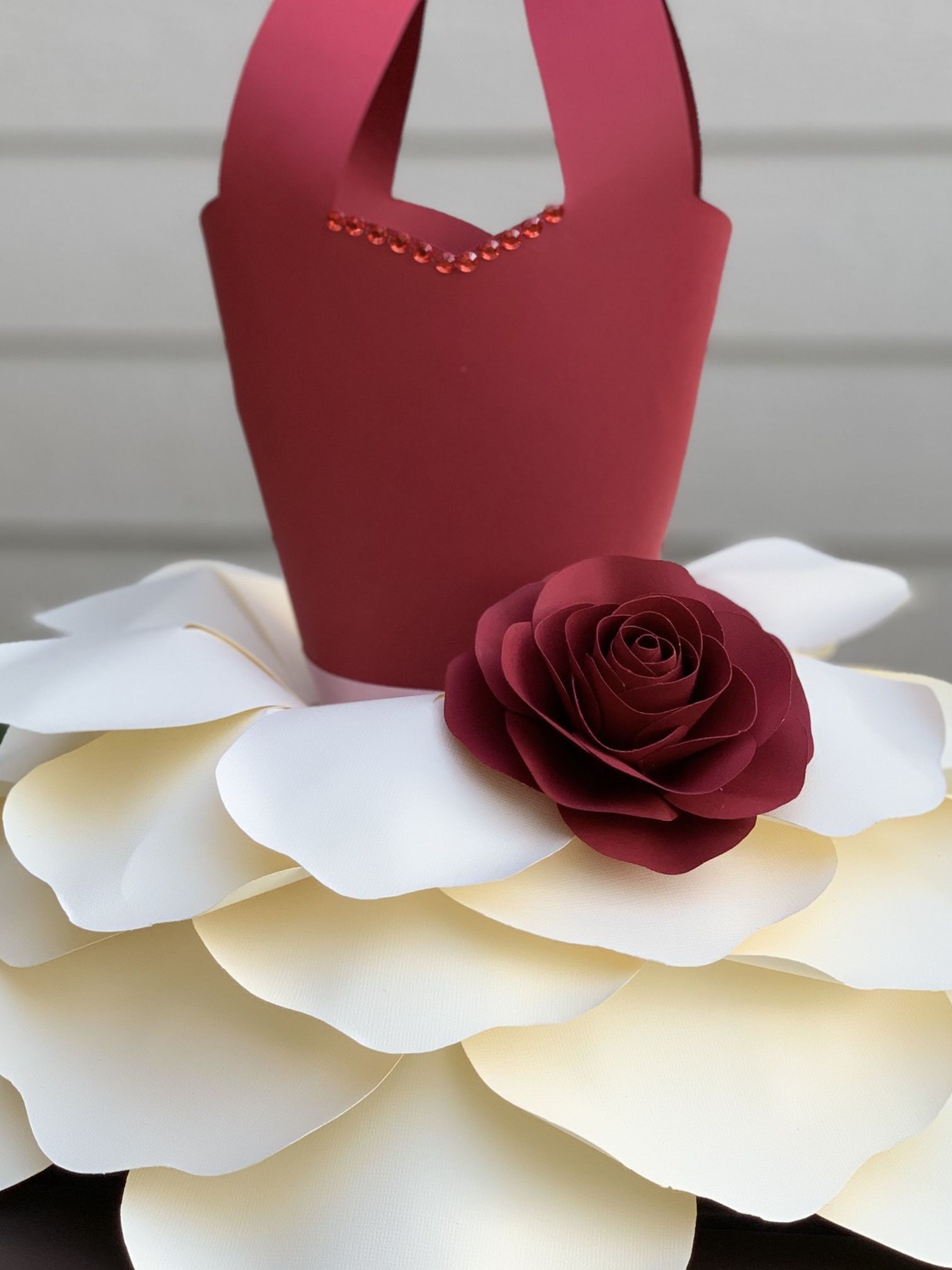Dress Paper Flower