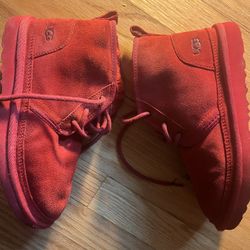 Ugg Samba Red Boots 