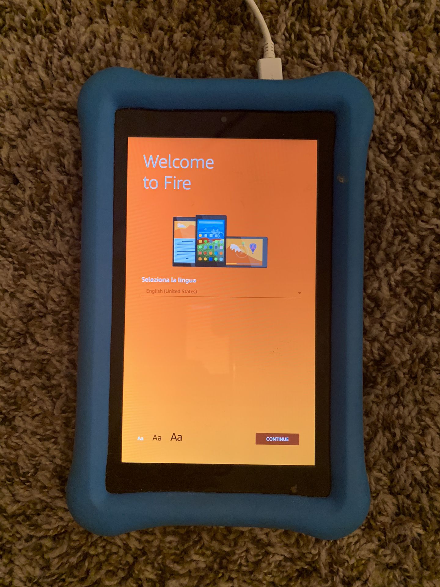 Amazon Fire tablet for Kids
