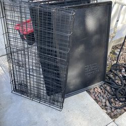 Folding dog kennel