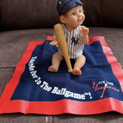NY Yankees Ashton Drake Dolls - Take Me Out to the Ballgame w/COA & box