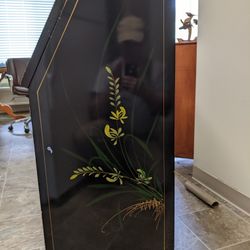 Black Lacquer Chippendale Desk