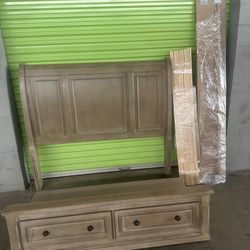 Queen Bed Frame with Drawers