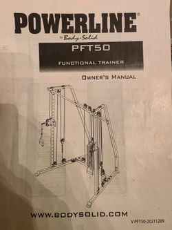 Pft50 functional trainer