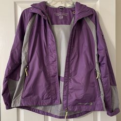 Free Country Jacket Purple Gray Yellow Athletx Series Size L