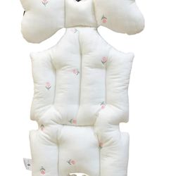 Gently used cushioned baby stroller car seat padded liner