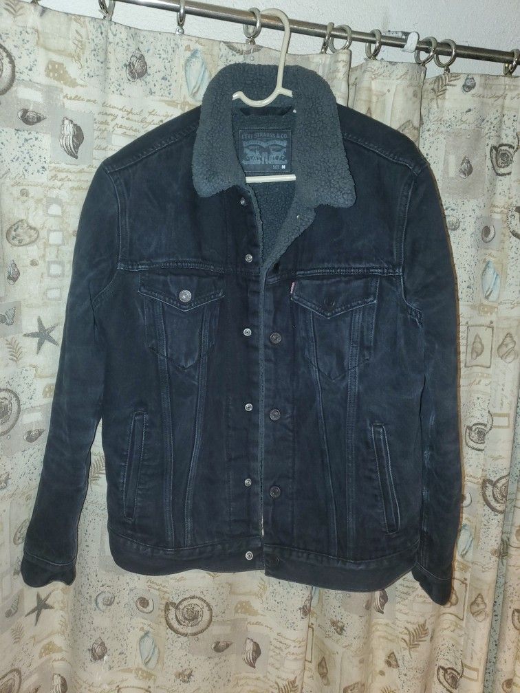 Levi's Mens Fleece Lined Jacket Size M