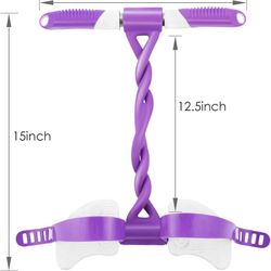 Fitness Pedal Resistance Band,Fitness Abdominal Trainer, Resistance Band, Leg Trainer, Bodybuilding Expander, Multi-Function Tension Rope, sit-up Gym 
