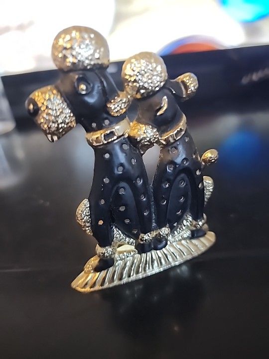 Torino Black And Gold Poodles