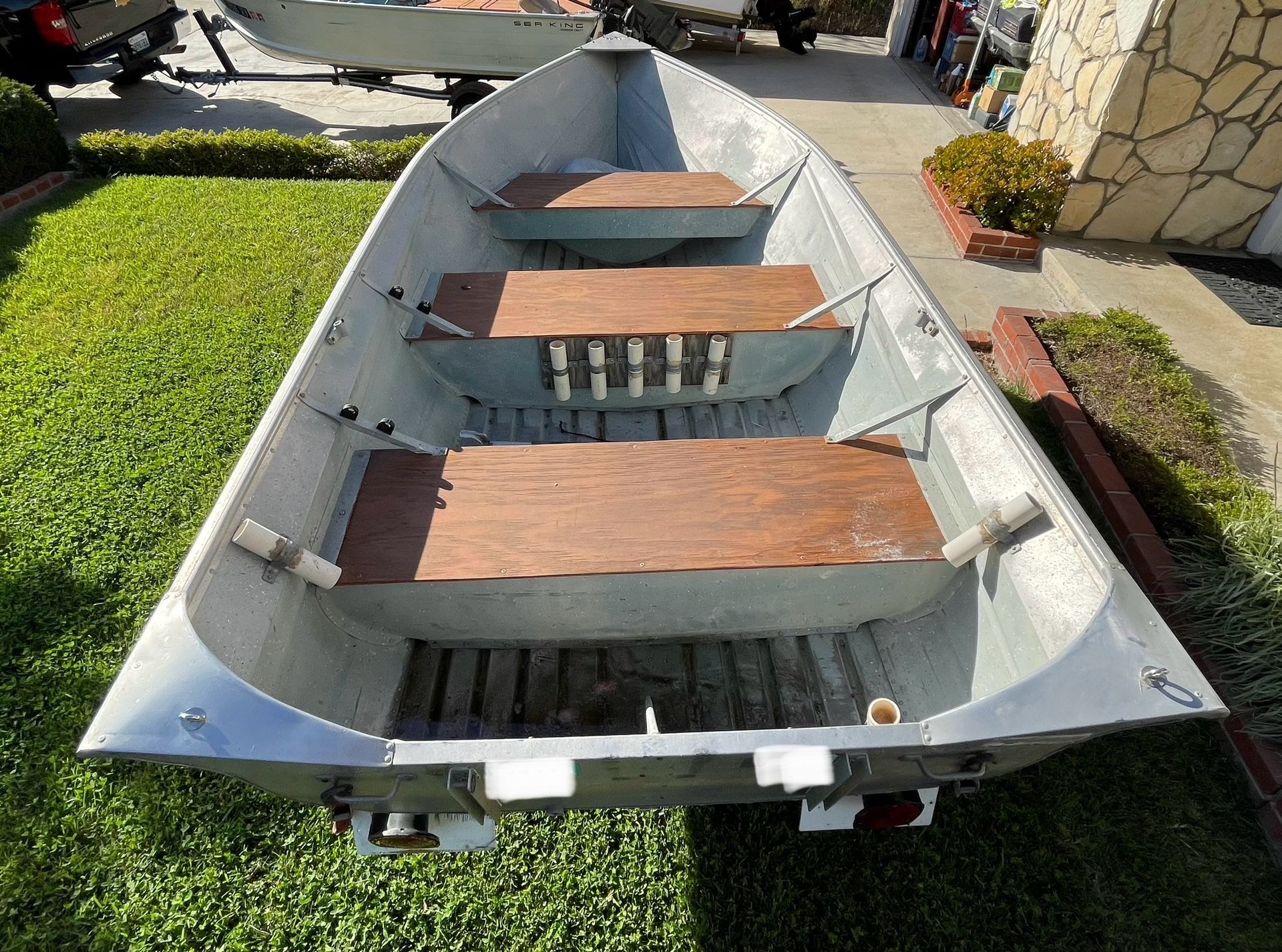 Valco 12’ Aluminum Boat And Trailer