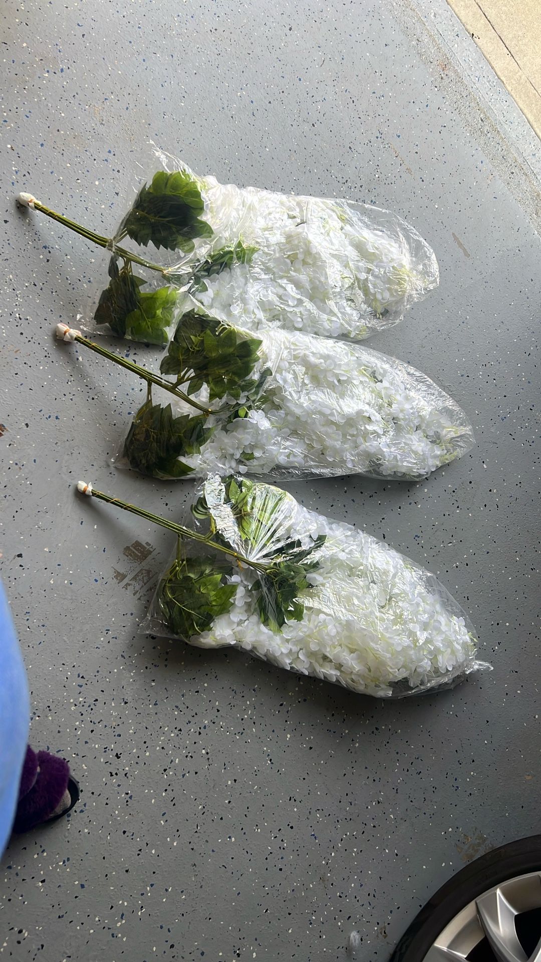 Fake White Flowers For Decor