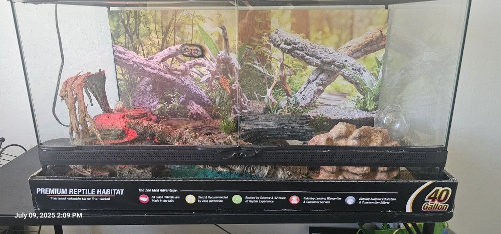 40 Gallon Reptile Tank