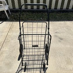 Folding Rolling Grocery Cart/Utility Cart with wheels